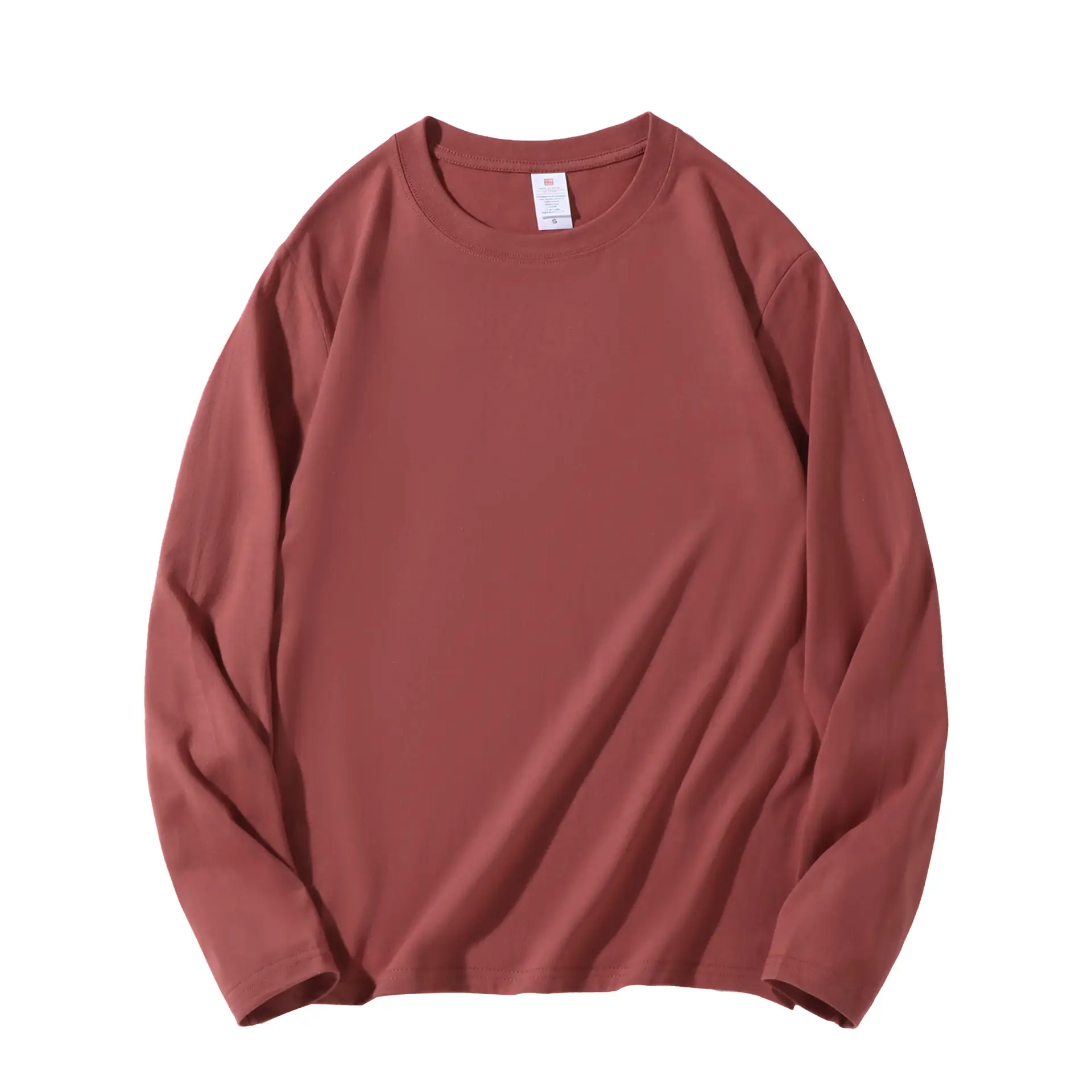 Men Black Cotton Long Sleeve T-Shirt Loose Fit - Image 17
