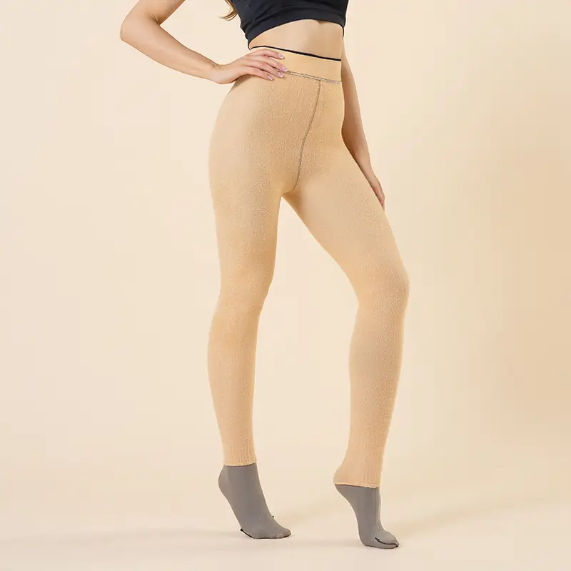 Warm Fleece Lined Transparent Leggings Extra Large - Image 8