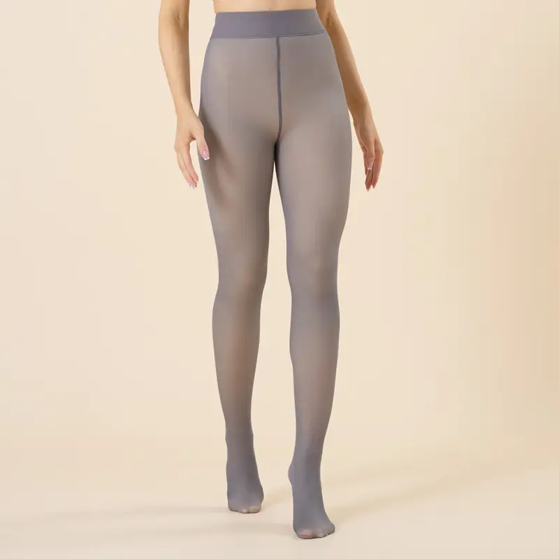 Warm Fleece Lined Transparent Leggings Extra Large - Image 3