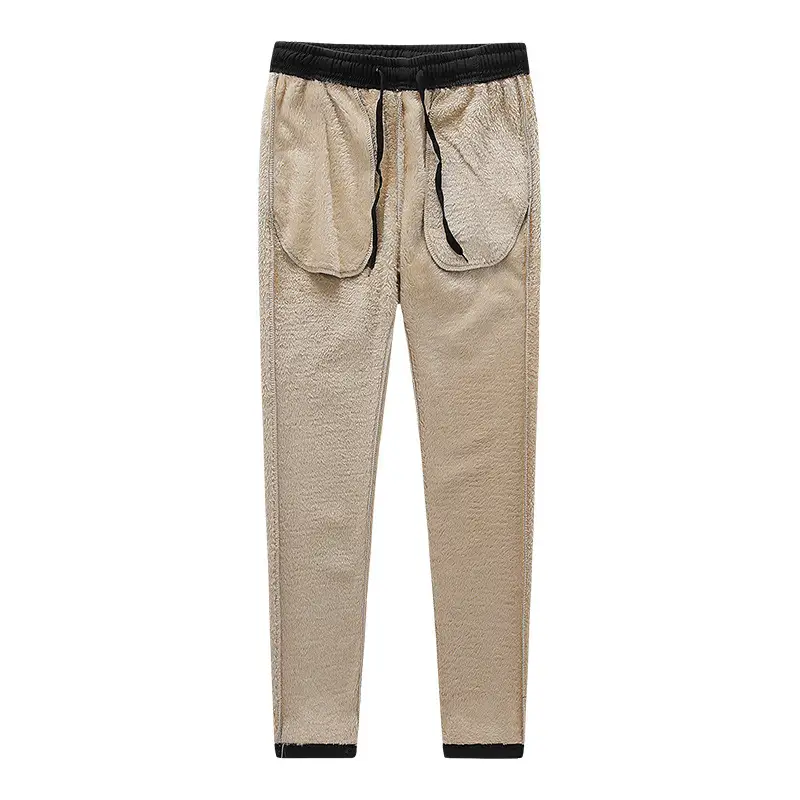 Men Velvet Sports Pants Extra Large Drawstring