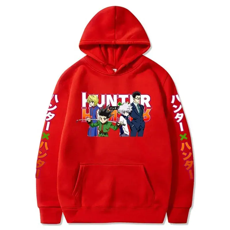 All-time HUNTER Cartoon Hooded Sweatshirt Yellow - Image 4