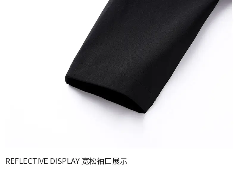 Men's Black Lapel Coat Spring Autumn Warm Business Wear — feature 15