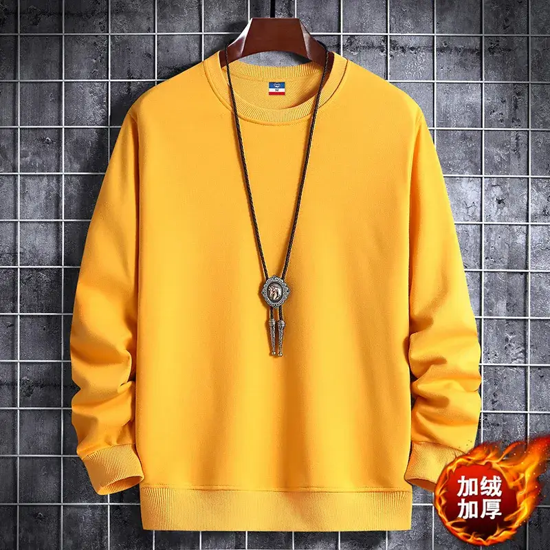 2022 Blue Korean Style Long Sleeve T-Shirt for Men