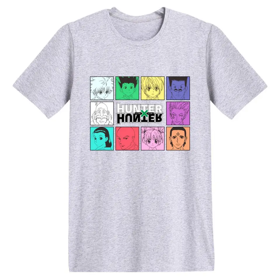 Hunter Hisoka Printed T-Shirt Black Men Women - Image 3