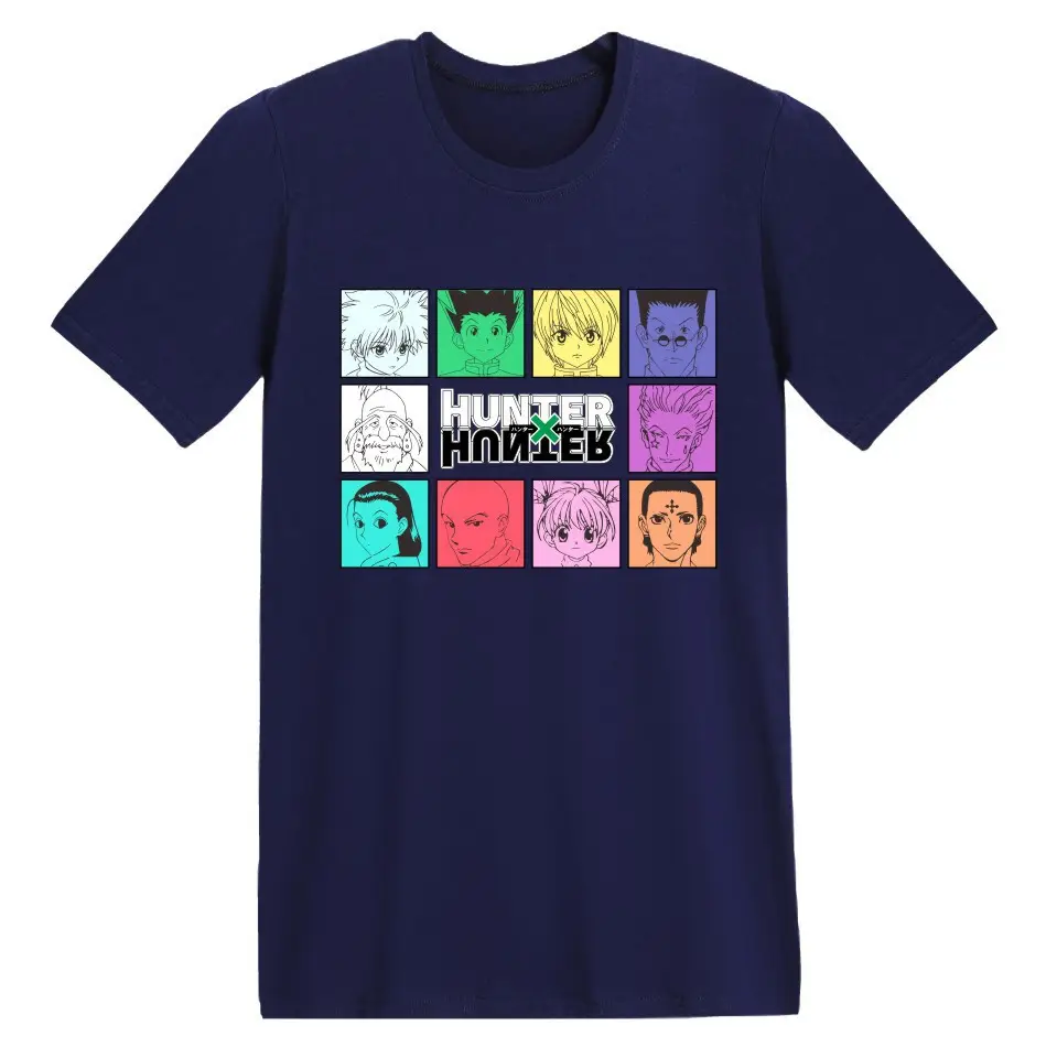 Hunter Hisoka Printed T-Shirt Black Men Women - Image 4