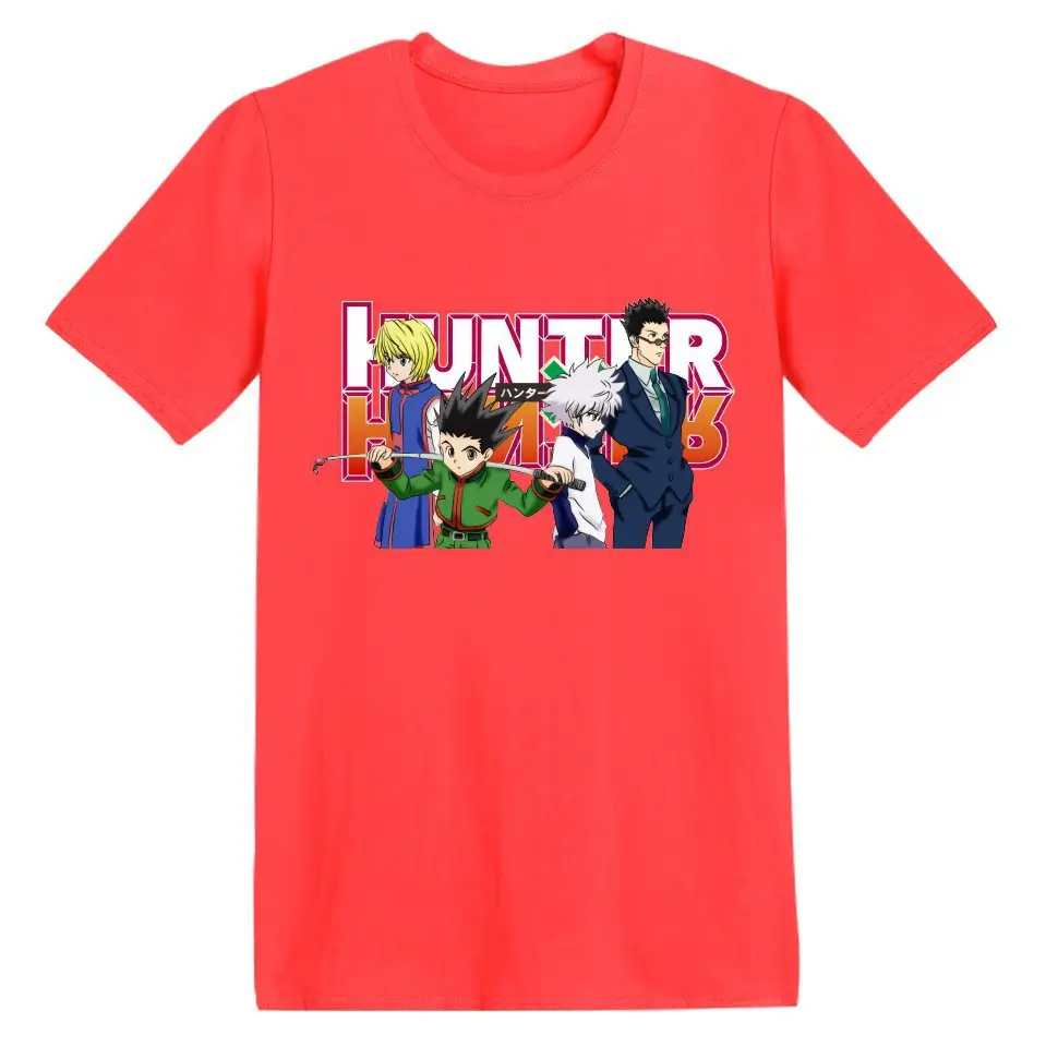 Hunter Hisoka Printed T-Shirt Black Men Women - Image 12