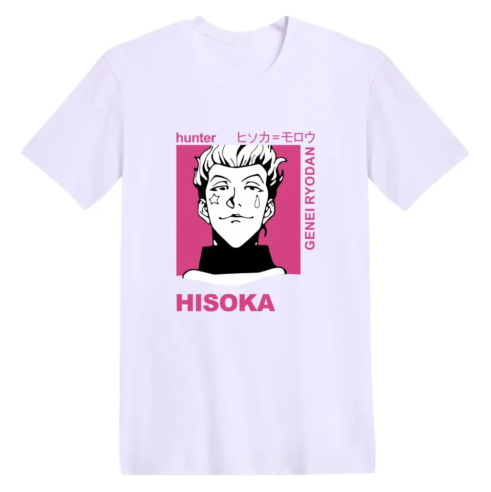 Hunter Hisoka Printed T-Shirt Black Men Women - Image 14