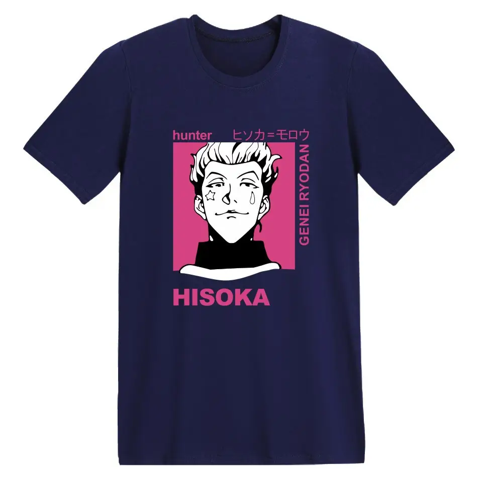 Hunter Hisoka Printed T-Shirt Black Men Women - Image 16
