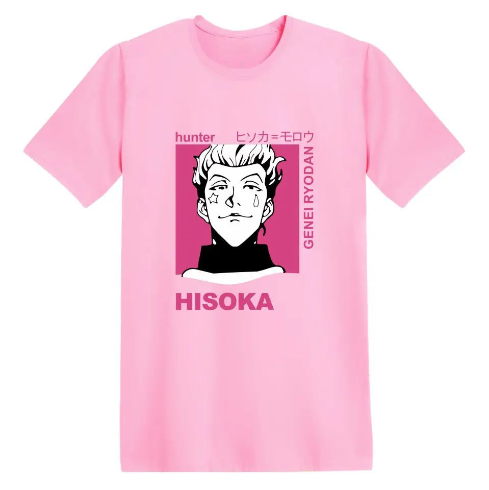 Hunter Hisoka Printed T-Shirt Black Men Women - Image 17