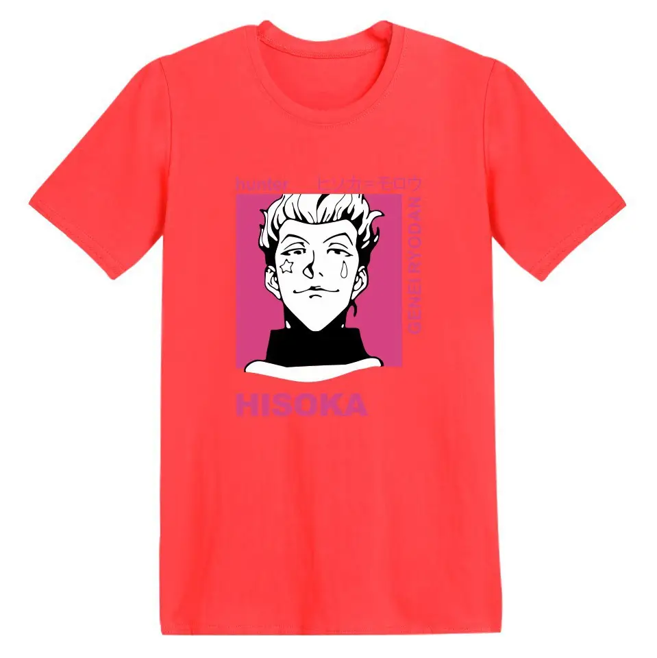 Hunter Hisoka Printed T-Shirt Black Men Women - Image 18