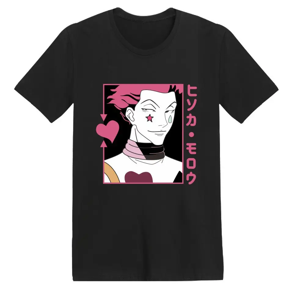 Hunter Hisoka Printed T-Shirt Black Men Women - Image 19