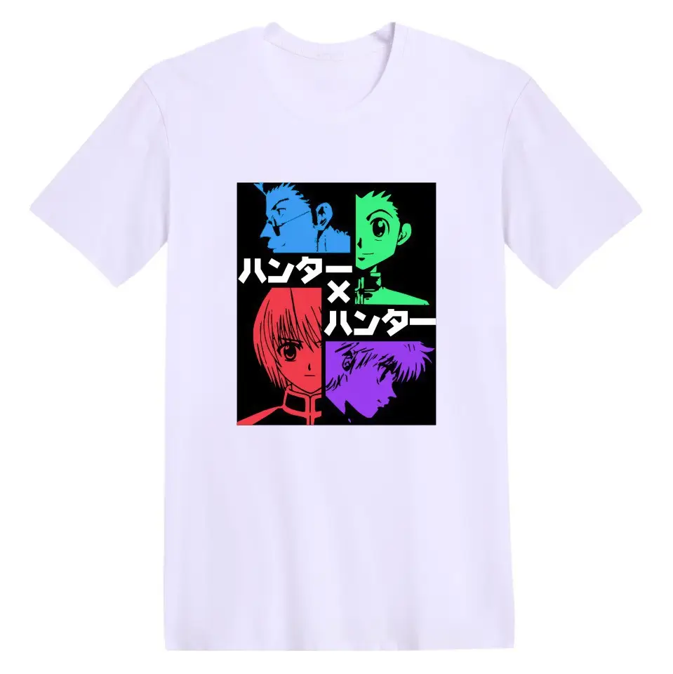 Hunter Hisoka Printed T-Shirt Black Men Women - Image 26