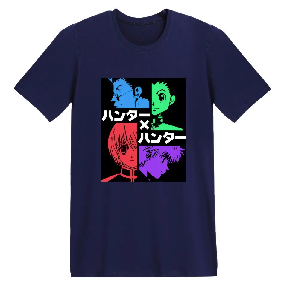Hunter Hisoka Printed T-Shirt Black Men Women - Image 28