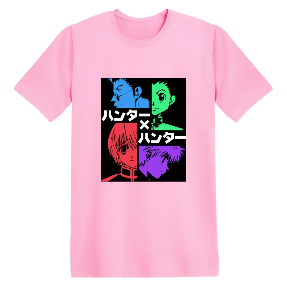 Hunter Hisoka Printed T-Shirt Black Men Women - Image 29