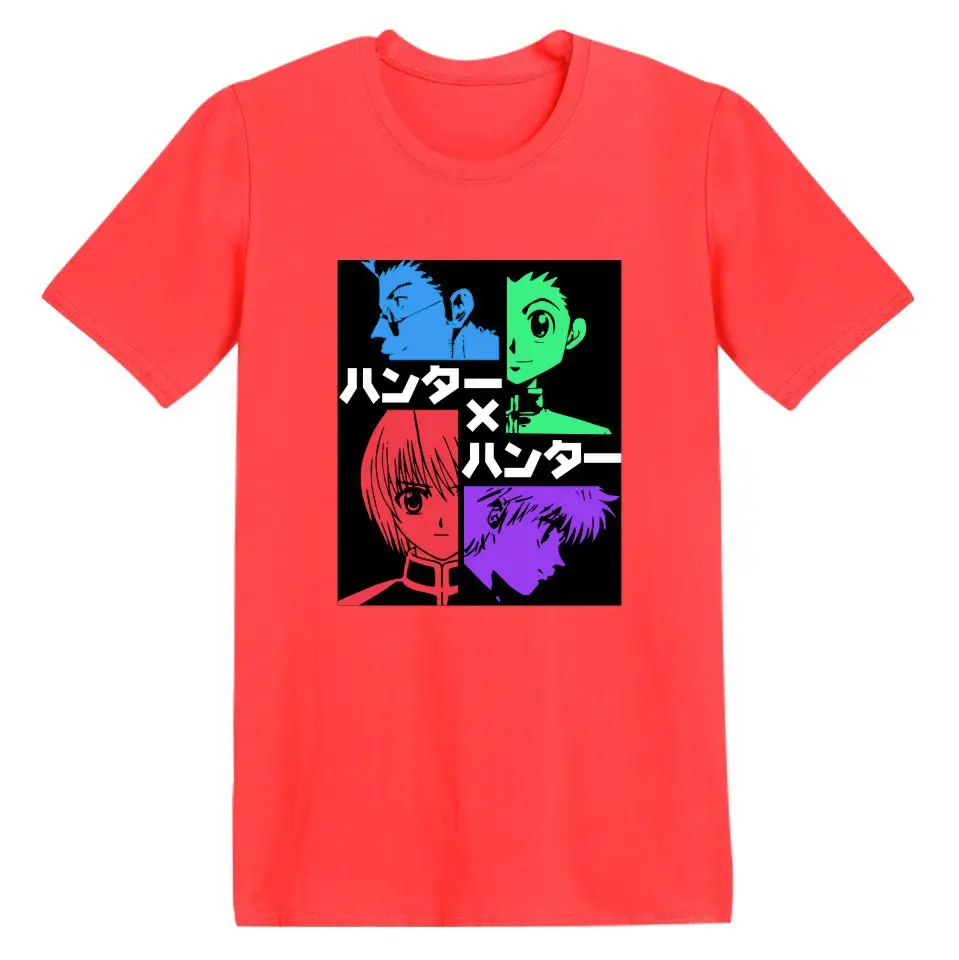 Hunter Hisoka Printed T-Shirt Black Men Women - Image 30