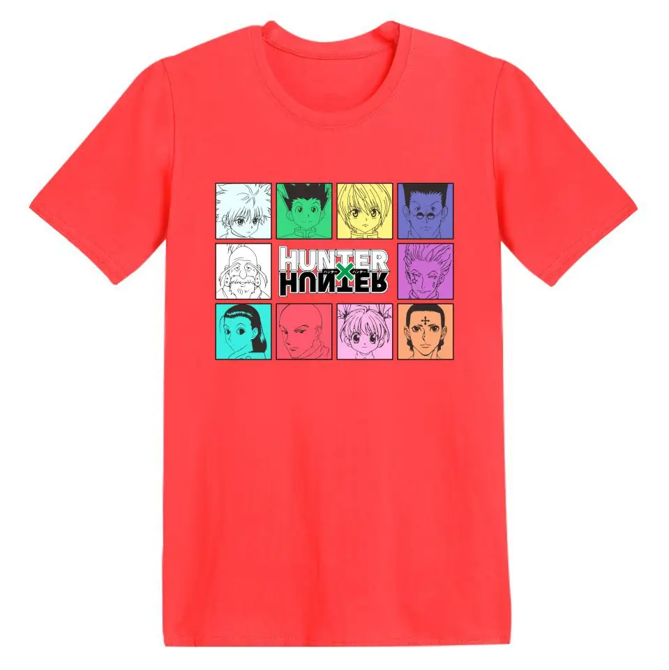 Hunter Hisoka Printed T-Shirt Black Men Women - Image 6