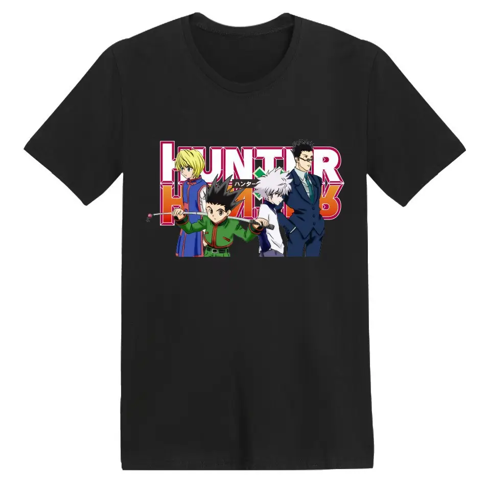 Hunter Hisoka Printed T-Shirt Black Men Women - Image 7