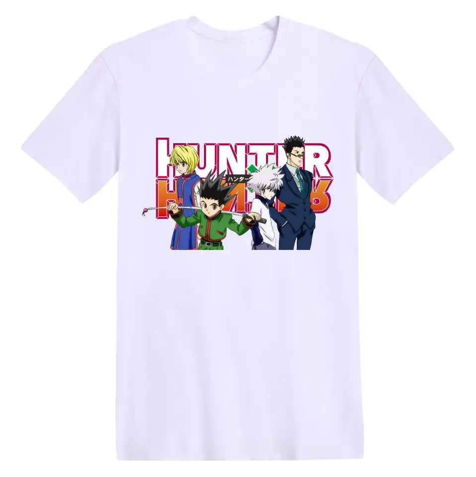 Hunter Hisoka Printed T-Shirt Black Men Women - Image 8