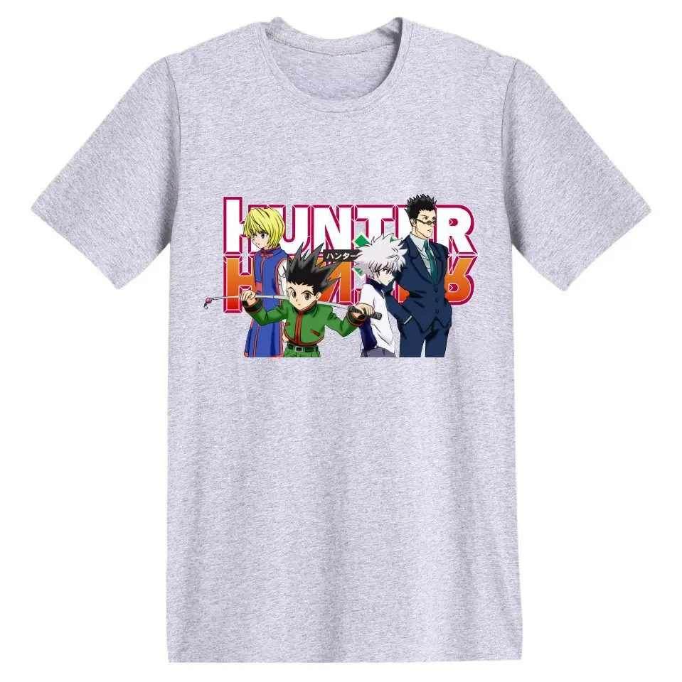 Hunter Hisoka Printed T-Shirt Black Men Women - Image 9