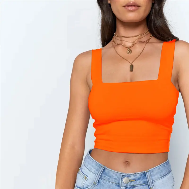 Women's White Crop Top Cross-Border Summer T-Shirt - Image 8