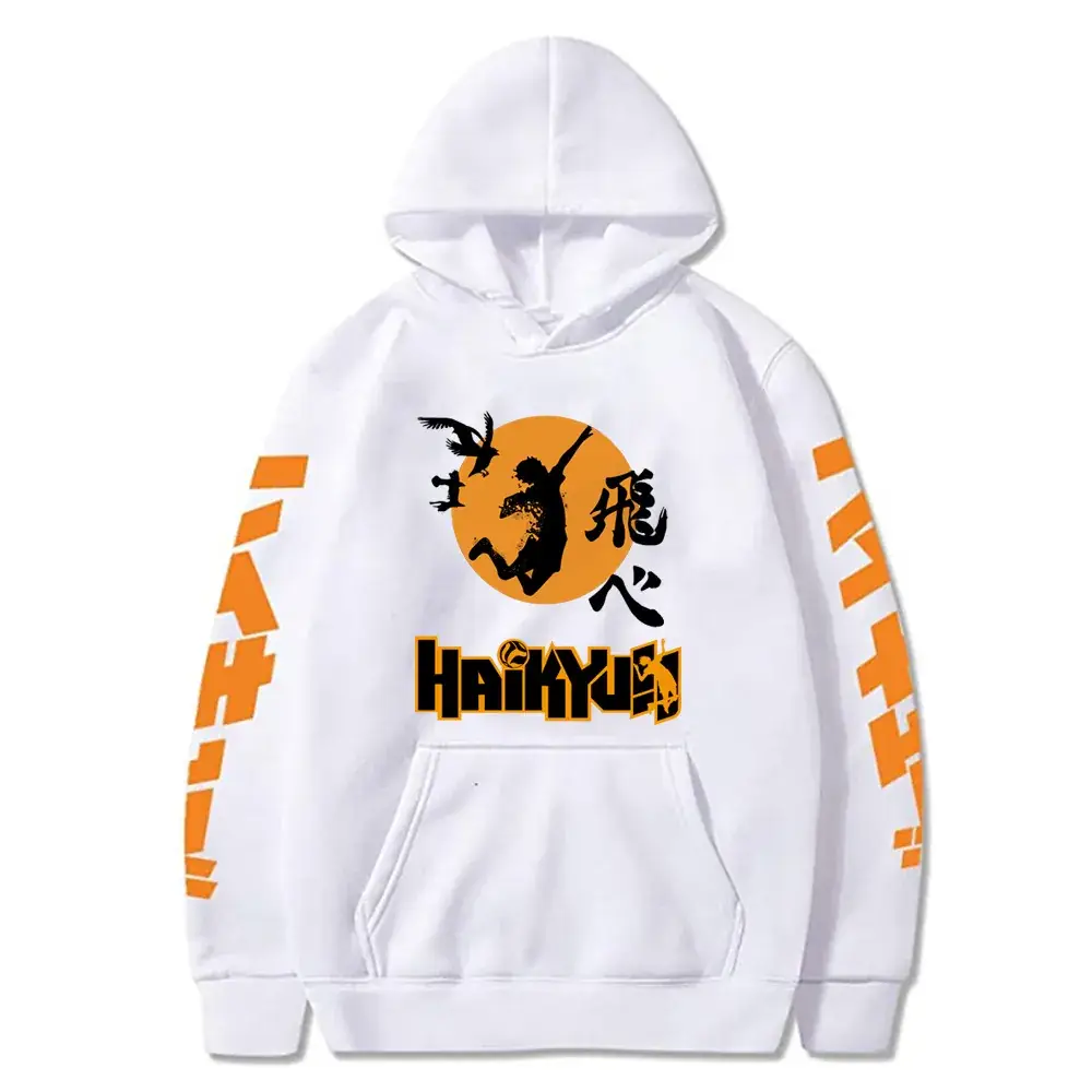 Red Haikyuu Hoodie for Boys Anime Design - Image 7