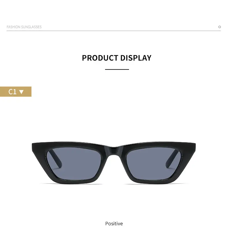Korean Style Cat's Eye Sunglasses Grey C4 — feature 10