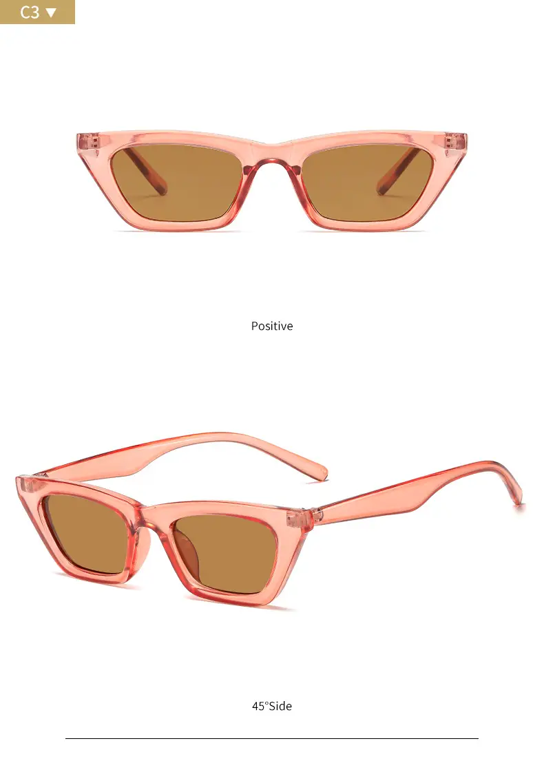 Korean Style Cat's Eye Sunglasses Grey C4 — feature 13