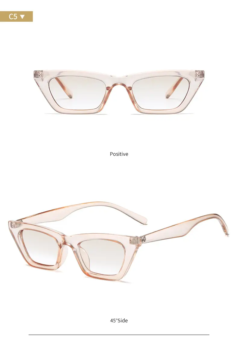 Korean Style Cat's Eye Sunglasses Grey C4 — feature 15