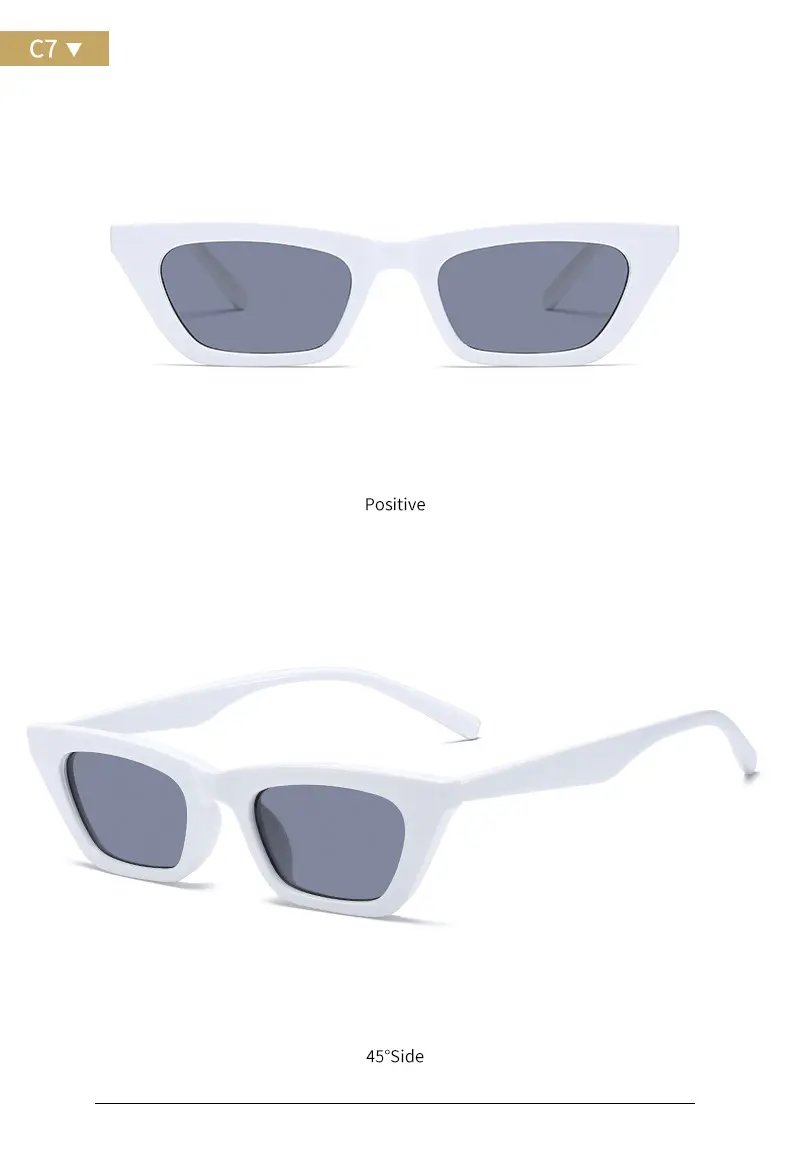 Korean Style Cat's Eye Sunglasses Grey C4 — feature 17