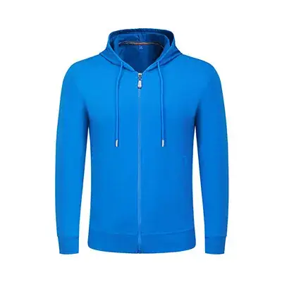 Pink Full-Zip Hooded Sweatshirt for Men Women - Image 10