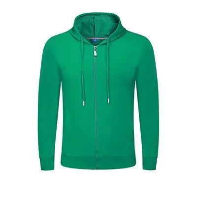 Pink Full-Zip Hooded Sweatshirt for Men Women - Image 11