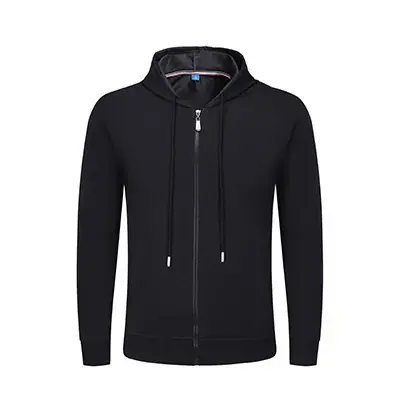 Pink Full-Zip Hooded Sweatshirt for Men Women - Image 5