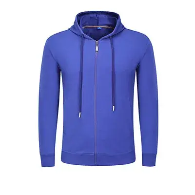 Pink Full-Zip Hooded Sweatshirt for Men Women - Image 7