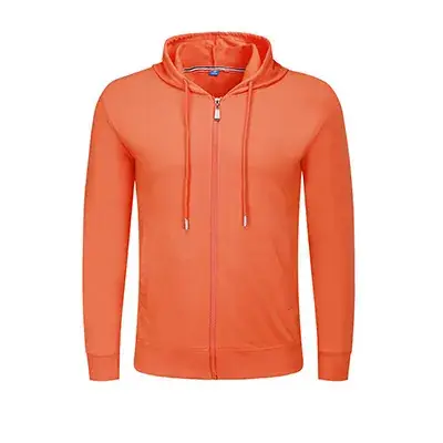 Pink Full-Zip Hooded Sweatshirt for Men Women - Image 8