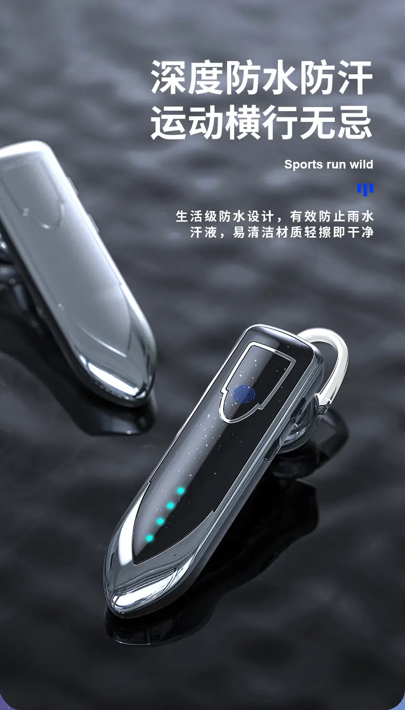 Me-3 Business 5.0 Bluetooth Headset Ultra Long Standby Power Display Touch Hd Call Cross-Border Hot Model — feature 14