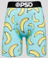 Men's Banana Print Underwear PSD Blue - Image 2