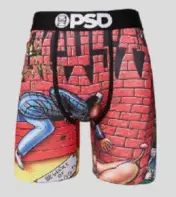 Men's Banana Print Underwear PSD Blue - Image 6