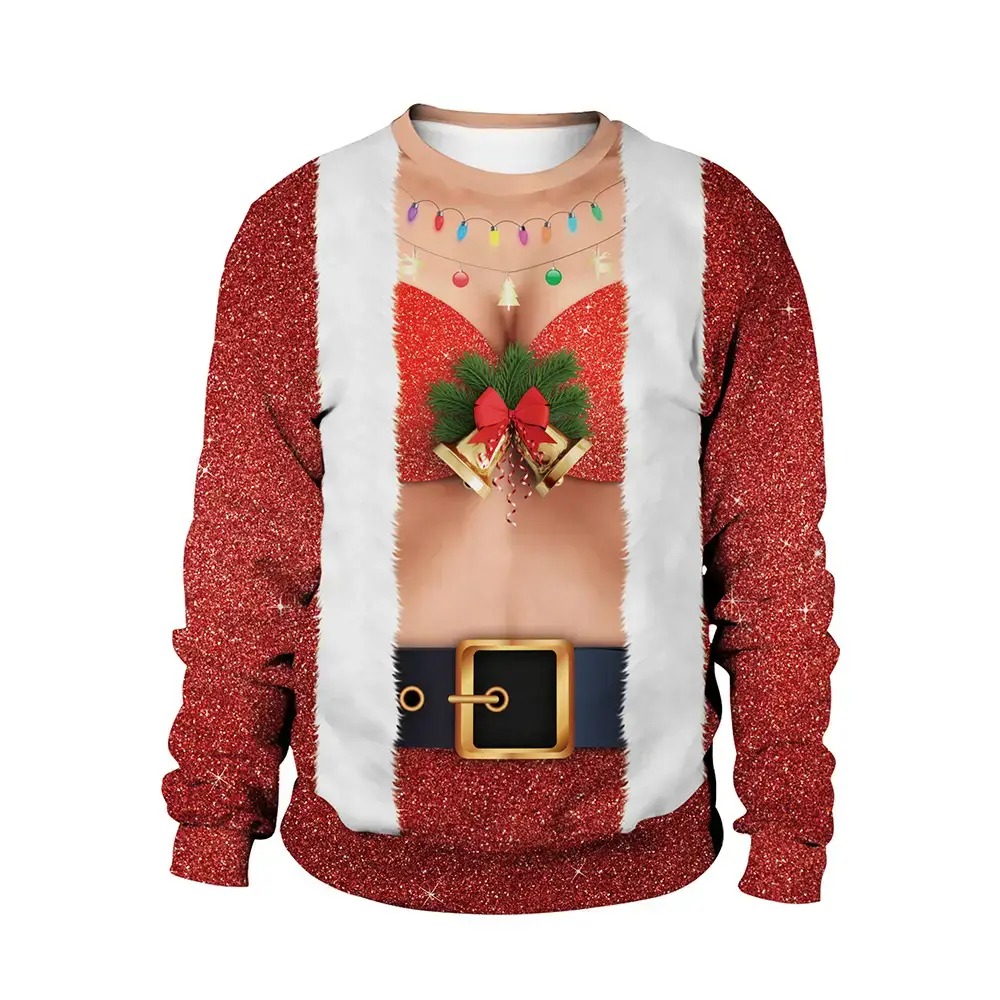 2024 Christmas Deer Couple Sweatshirt Set for Women - Image 11