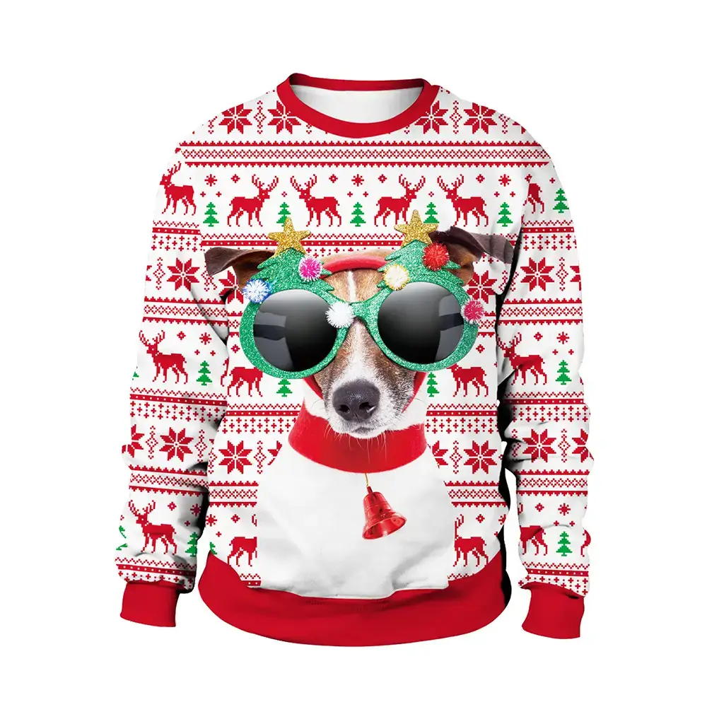 2024 Christmas Deer Couple Sweatshirt Set for Women - Image 12