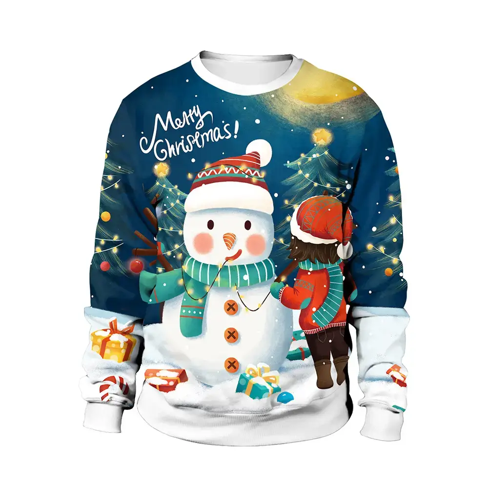 2024 Christmas Deer Couple Sweatshirt Set for Women - Image 5