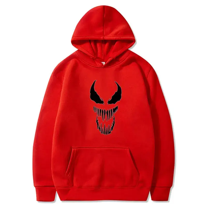 Men's Pink Venom Hoodie with Logo