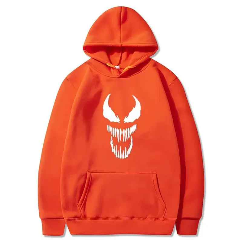 Men's Pink Venom Hoodie with Logo