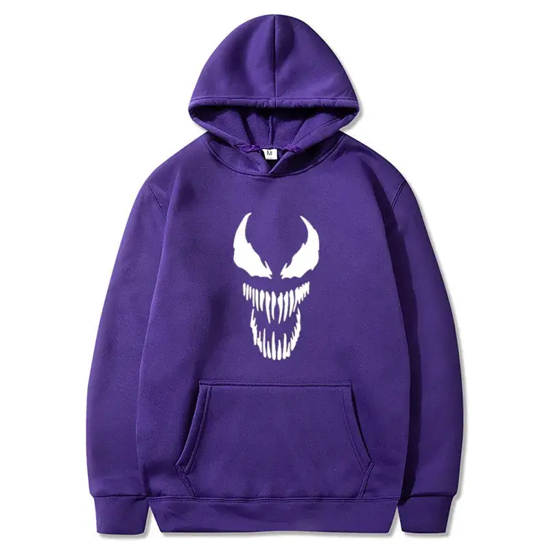 Men's Pink Venom Hoodie with Logo