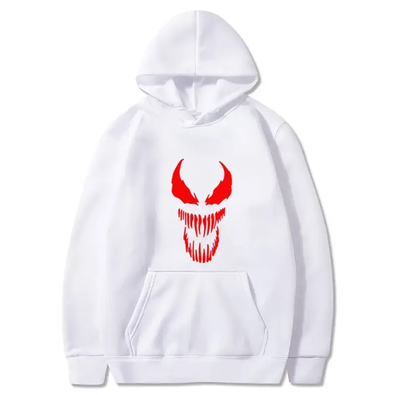 Men's Pink Venom Hoodie with Logo