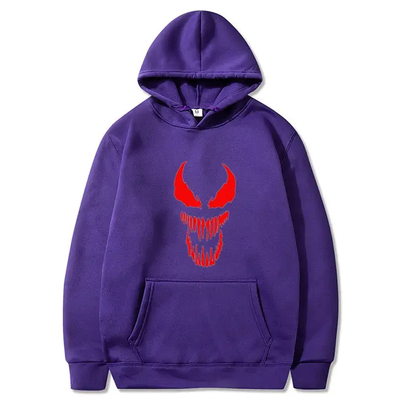 Men's Pink Venom Hoodie with Logo