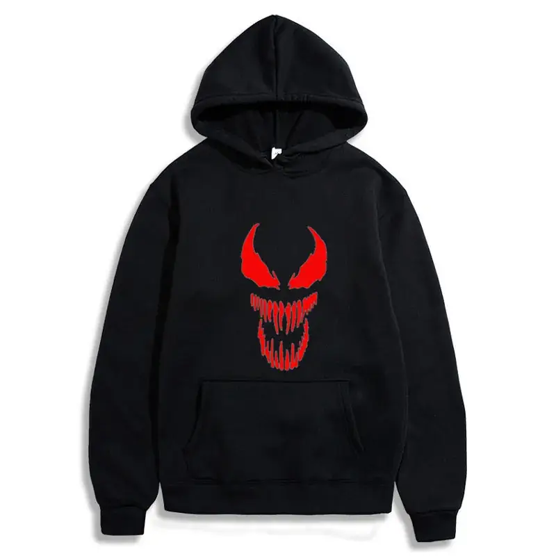 Men's Pink Venom Hoodie with Logo