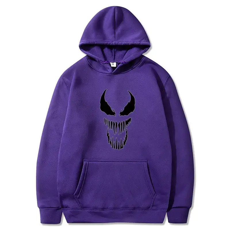 Men's Pink Venom Hoodie with Logo