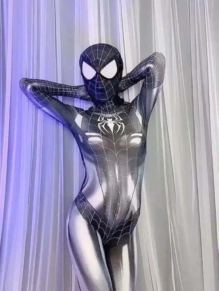 Cross-border source Halloween Spider ii Spider Man Cosplay one-piece tights