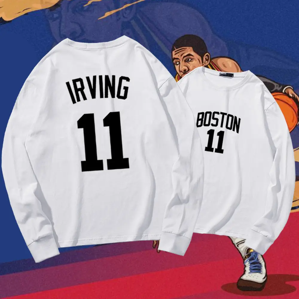 Men's Orange Irving 11 Jersey Sweatshirt Set - Image 10