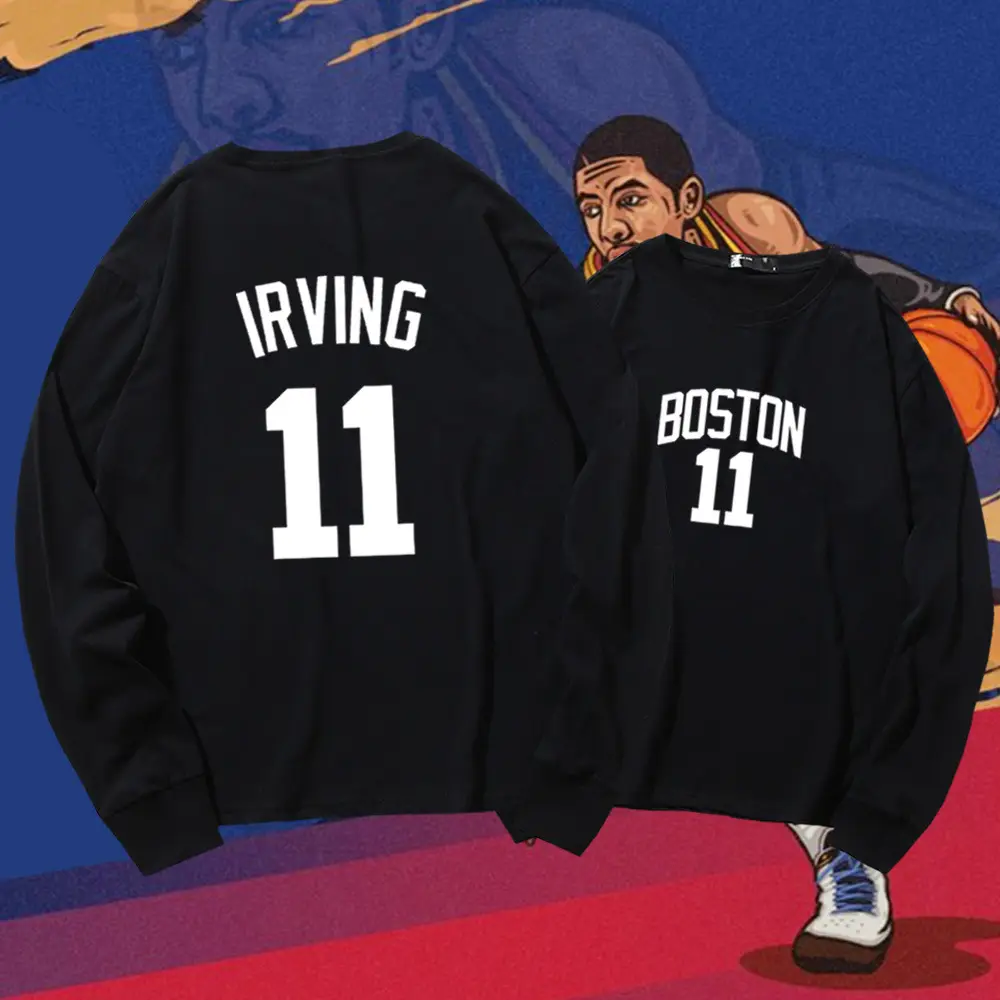 Men's Orange Irving 11 Jersey Sweatshirt Set - Image 11